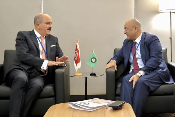 وزير الخارجية يلتقي في نيويورك أمين عام مجلس التعاون الخليجي